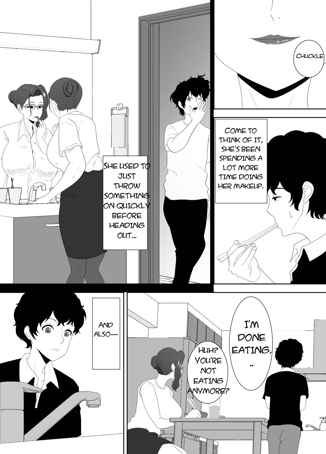 [Studio Macaron (Moeyama P-Man)] Houkago ni Ochita Haha - SmaPho ni Nokosareta Kiroku | Fallen mother after school [Engslish] [toidaden] - Page 9