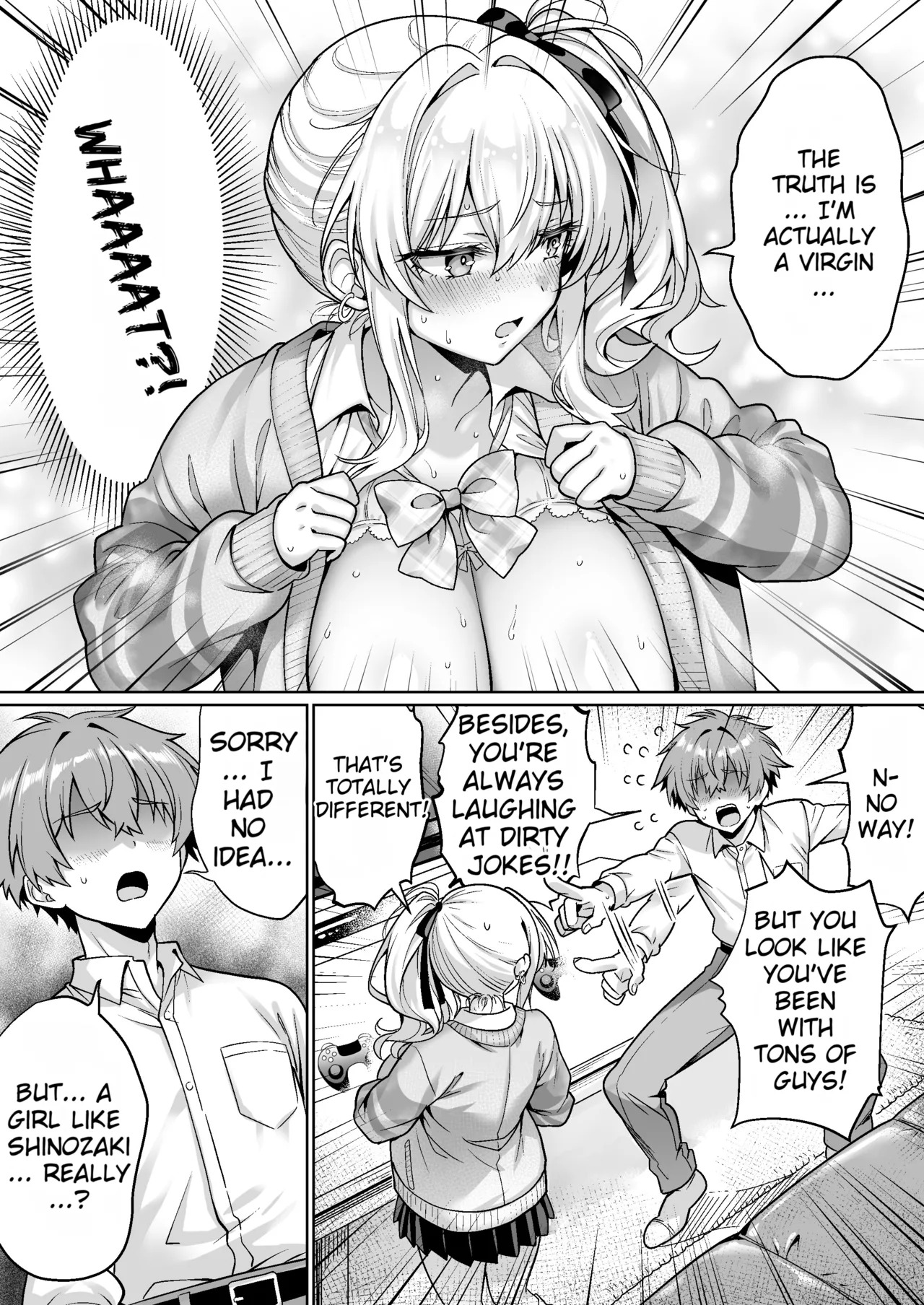 [Hechima Koubou (Mangetsu Wasabi)] The Cheeky Gal in Class Was a Virgin The Story of Raw Insertion, Climaxing, and Creampie on Our First Time [English][MTL]] - Page 14
