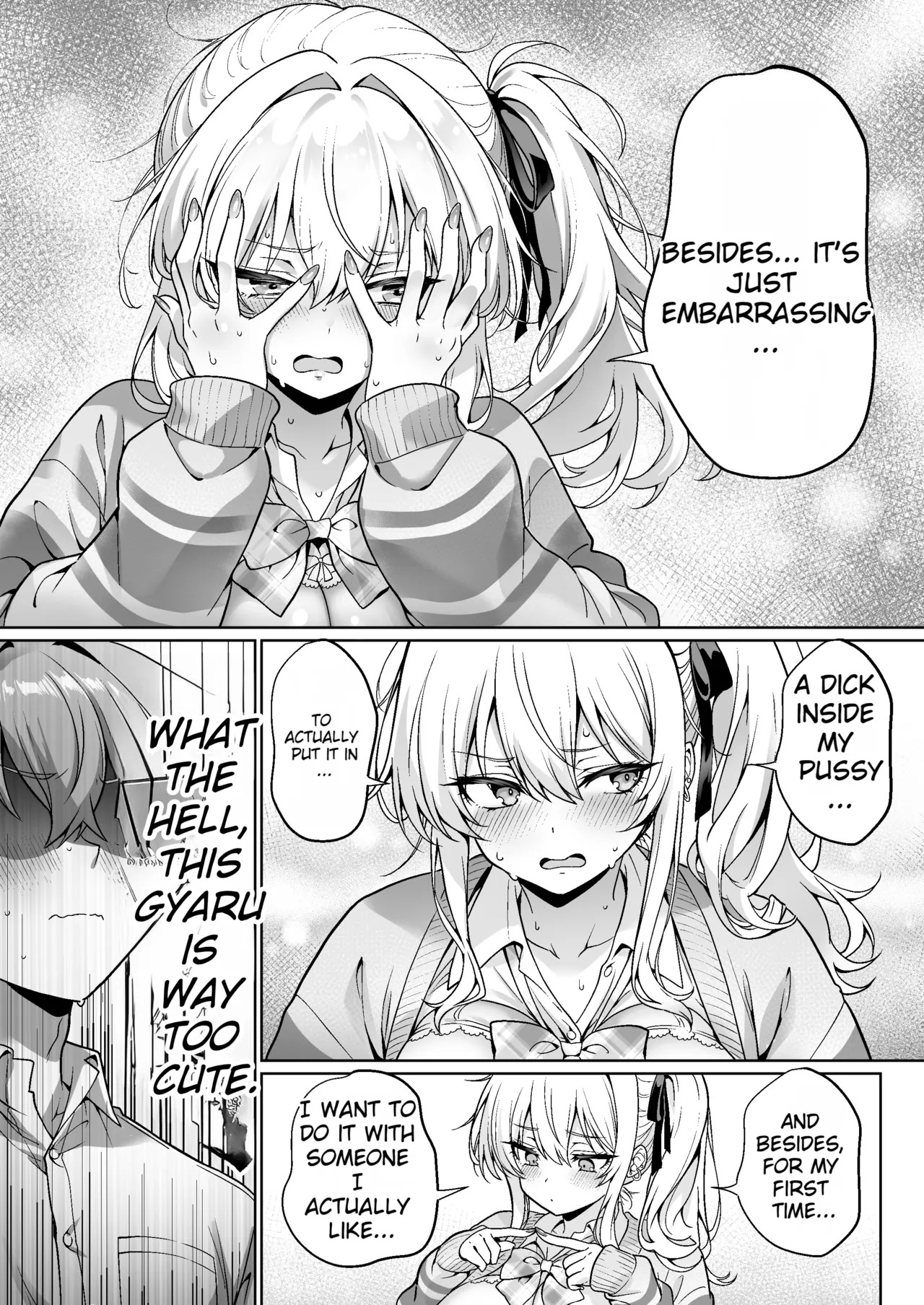 [Hechima Koubou (Mangetsu Wasabi)] The Cheeky Gal in Class Was a Virgin The Story of Raw Insertion, Climaxing, and Creampie on Our First Time [English][MTL]] - Page 15