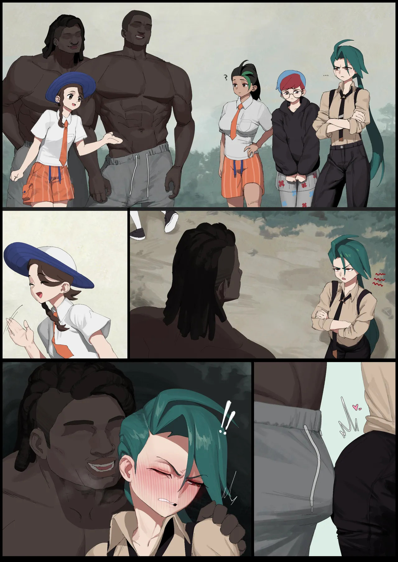 [wjs07] Nemona, Penny & Rika get BLACKED (Pokemon) - Page 11