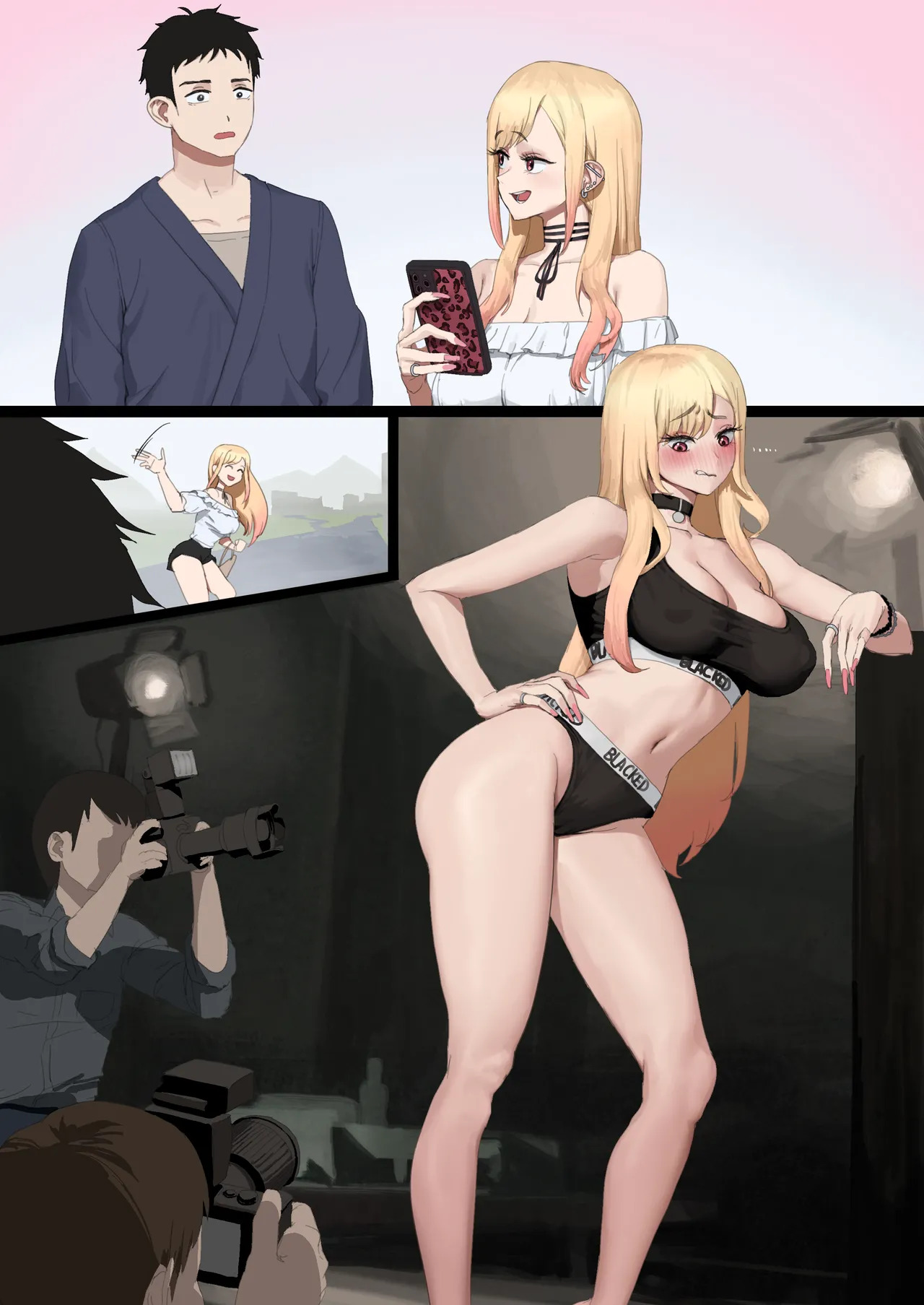 [wjs07] Kitagawa Marin's Blacked JAV (Sono Bisque Doll wa Koi o Suru) - Page 14