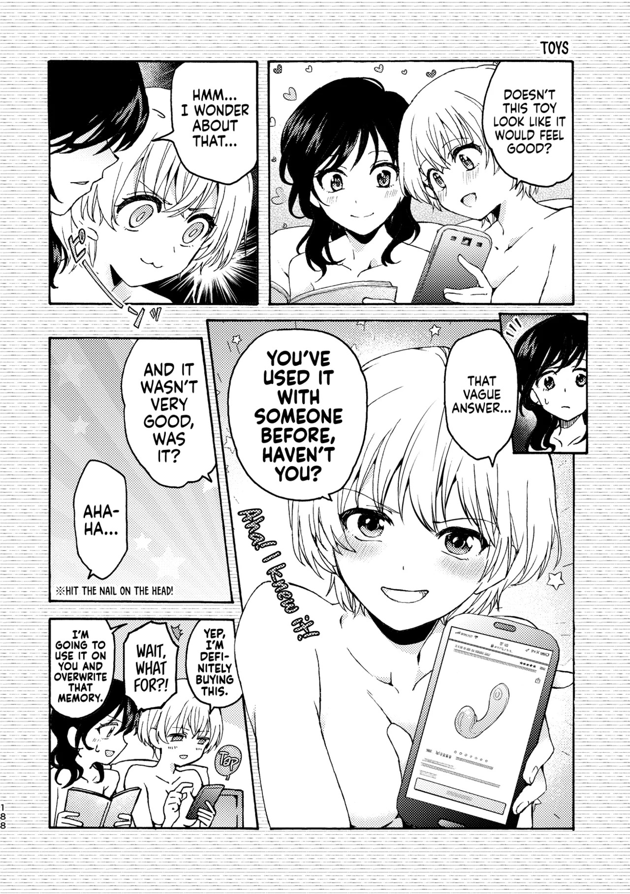 [Boushitsu Yesterday (Kawauchi)] i no Shissou | The Disappearance of "i" (R18 Yuri Soushuuhen i no Arika - where love is) [English] [Castle TL] [Digital] - Page 188