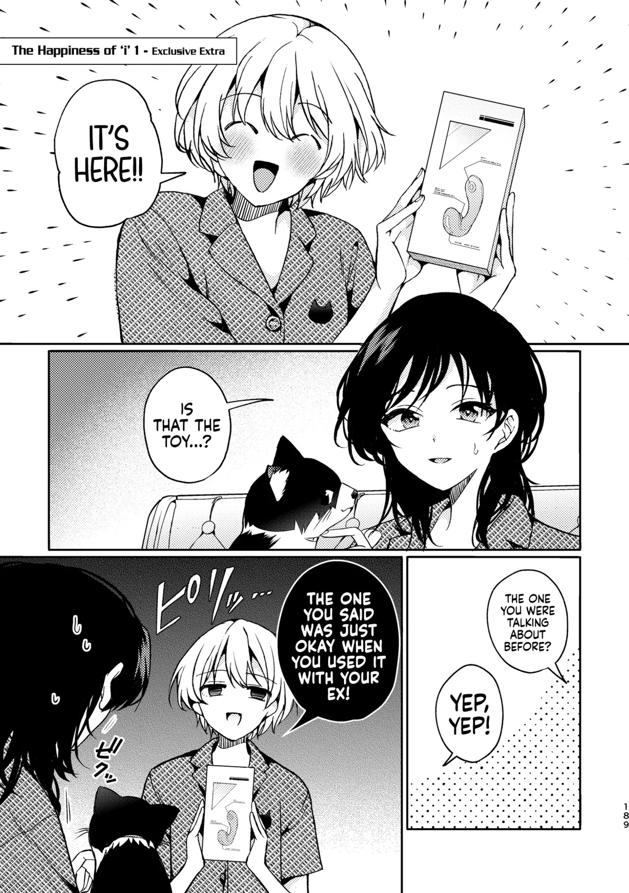 [Boushitsu Yesterday (Kawauchi)] i no Shissou | The Disappearance of "i" (R18 Yuri Soushuuhen i no Arika - where love is) [English] [Castle TL] [Digital] - Page 189