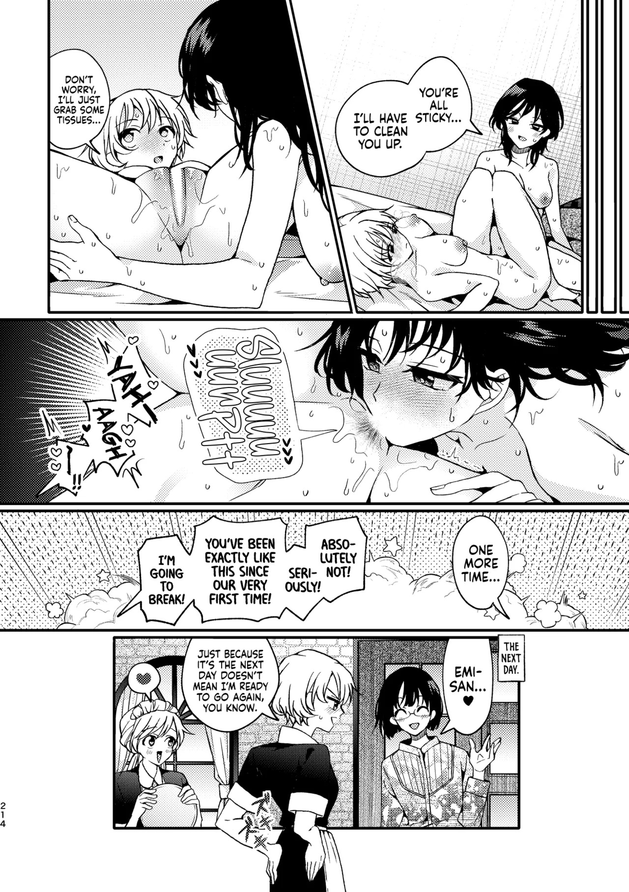 [Boushitsu Yesterday (Kawauchi)] i no Shissou | The Disappearance of "i" (R18 Yuri Soushuuhen i no Arika - where love is) [English] [Castle TL] [Digital] - Page 214