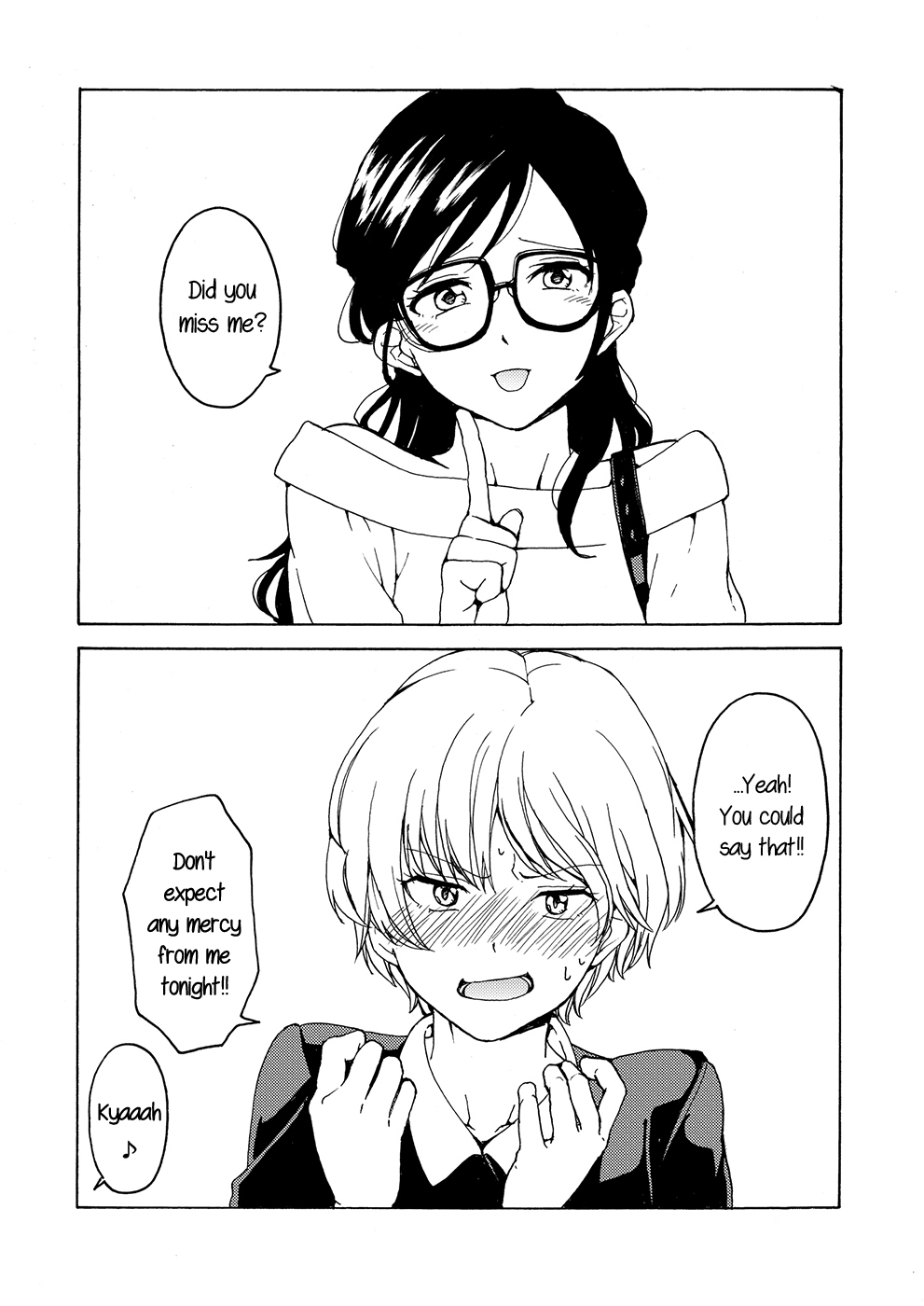 [Boushitsu Yesterday (Kawauchi)] i no Shissou | The Disappearance of "i" (R18 Yuri Soushuuhen i no Arika - where love is) [English] [Castle TL] [Digital] - Page 48