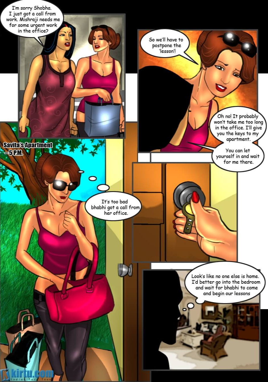 Savita Bhabhi Episode 22 Shobha's First Time (English) - Page 2