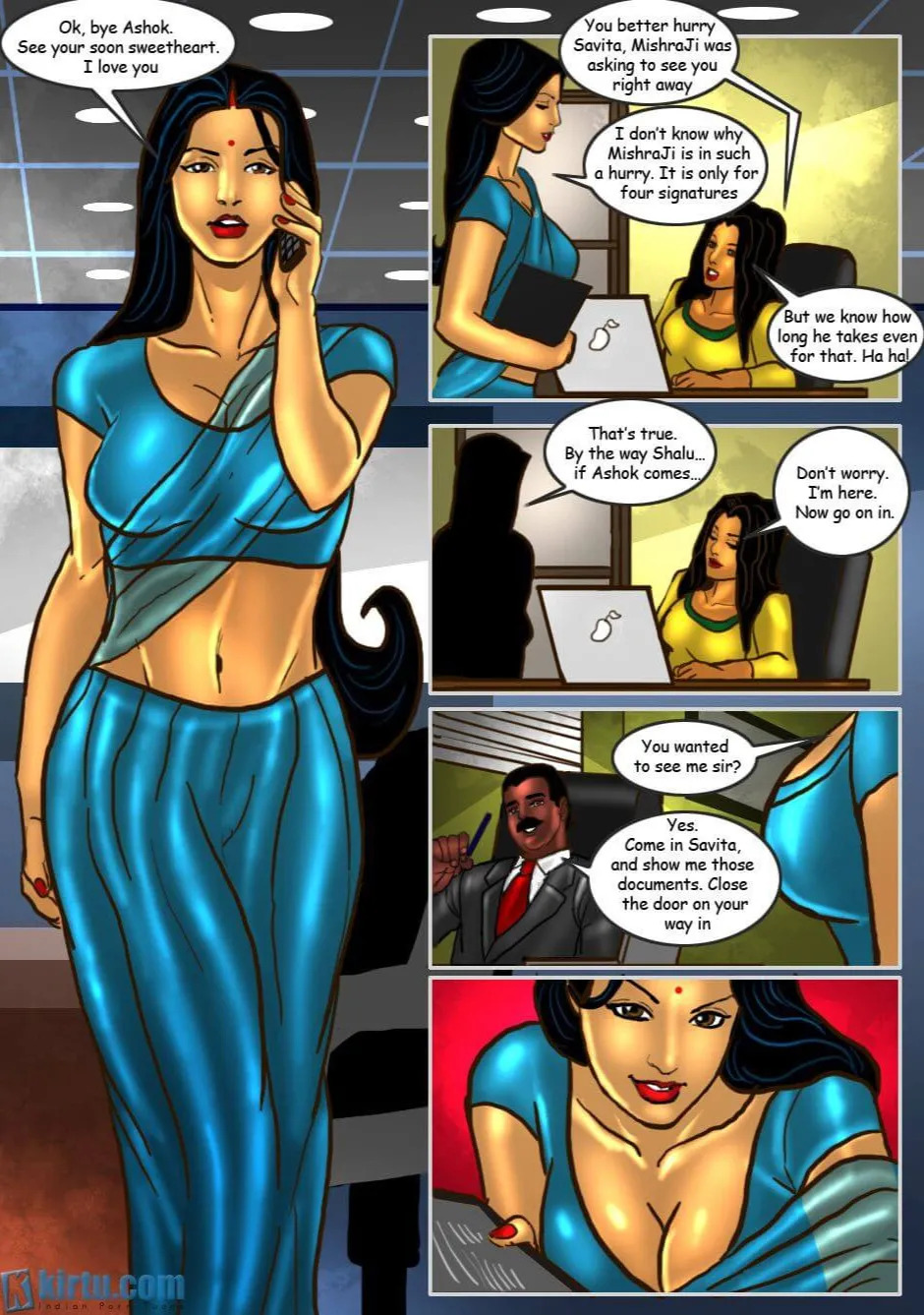 Savita Bhabhi Episode 28 Business OR AND Pleasure (English) - Page 4