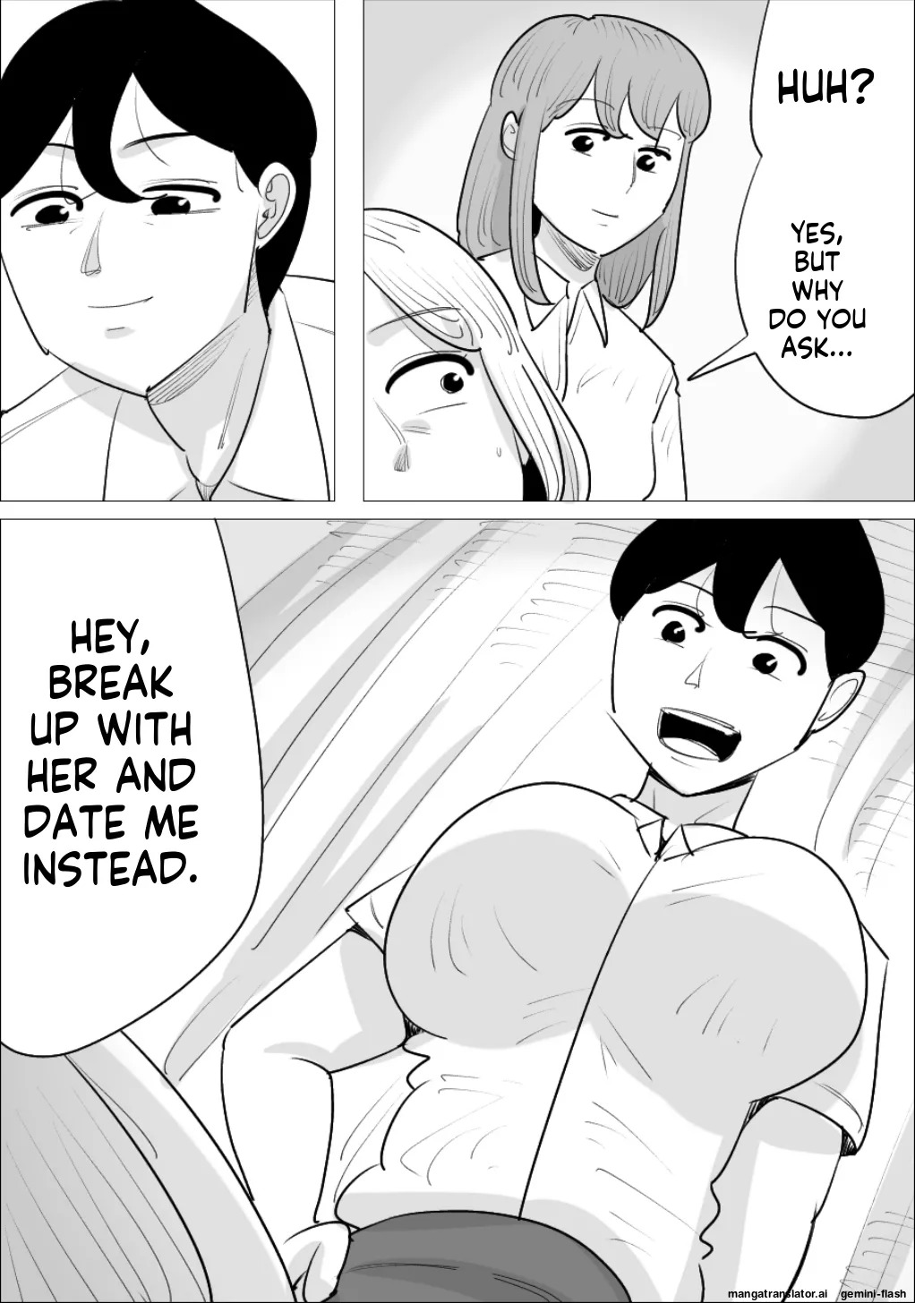 [Penchapen] A boyfriend who was stolen by a handsome, cool-looking woman [English] - Page 44