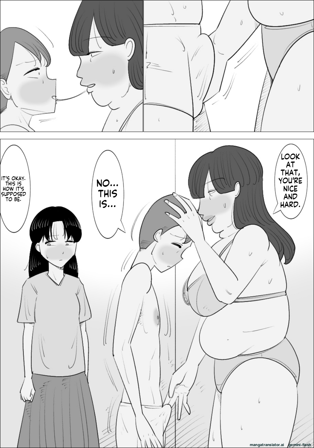 [Penchapen] A married couple who have an unattractive mature woman act as their surrogate. [English] - Page 11