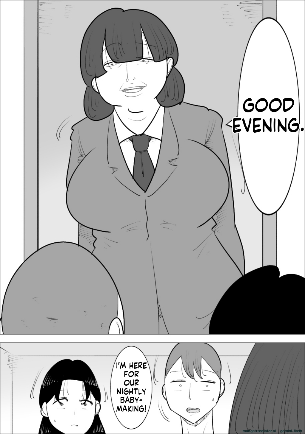 [Penchapen] A married couple who have an unattractive mature woman act as their surrogate. [English] - Page 31