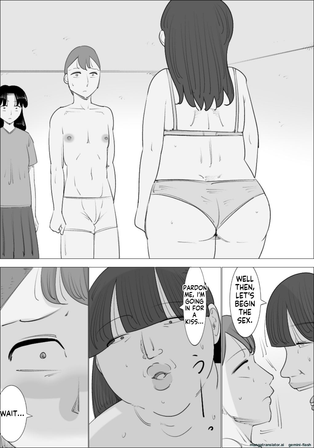 [Penchapen] A married couple who have an unattractive mature woman act as their surrogate. [English] - Page 9