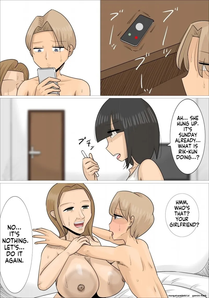 [Penchapen] A boyfriend who was stolen by three unattractive mature women speaking Kansai dialect (bob cut, fat, and underbite [English] - Page 52