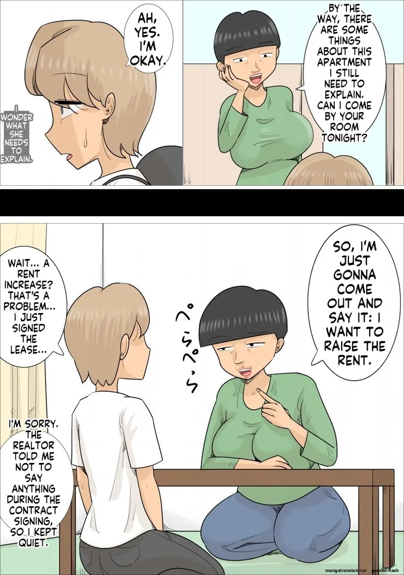 [Penchapen] A boyfriend who was stolen by three unattractive mature women speaking Kansai dialect (bob cut, fat, and underbite [English] - Page 9