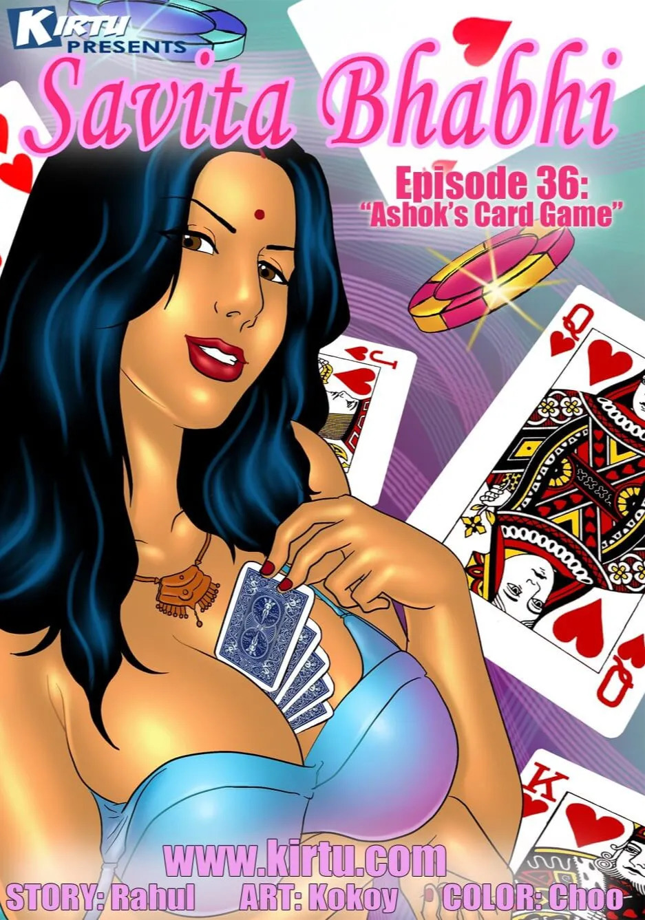 Savita Bhabhi Episode 36 Ashok's Card Game (English) - Page 1