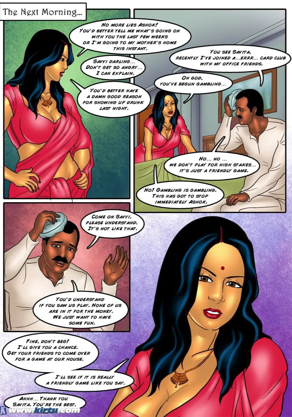 Savita Bhabhi Episode 36 Ashok's Card Game (English) - Page 4