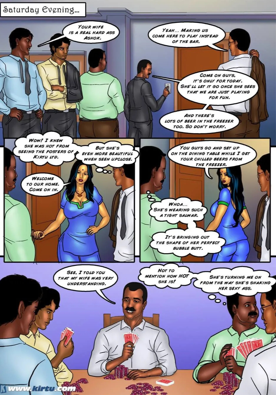 Savita Bhabhi Episode 36 Ashok's Card Game (English) - Page 5