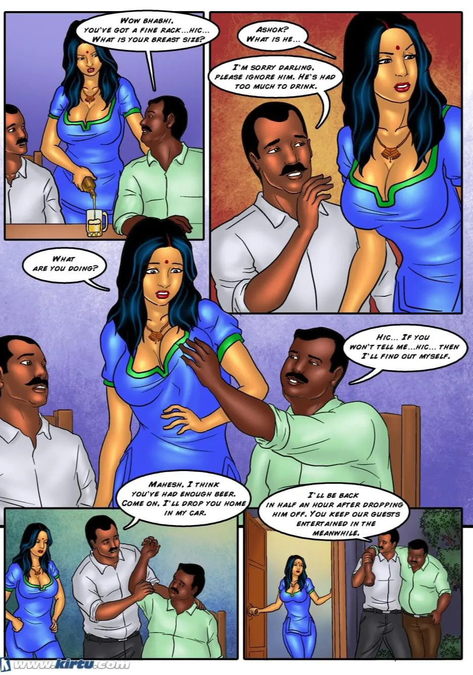 Savita Bhabhi Episode 36 Ashok's Card Game (English) - Page 9