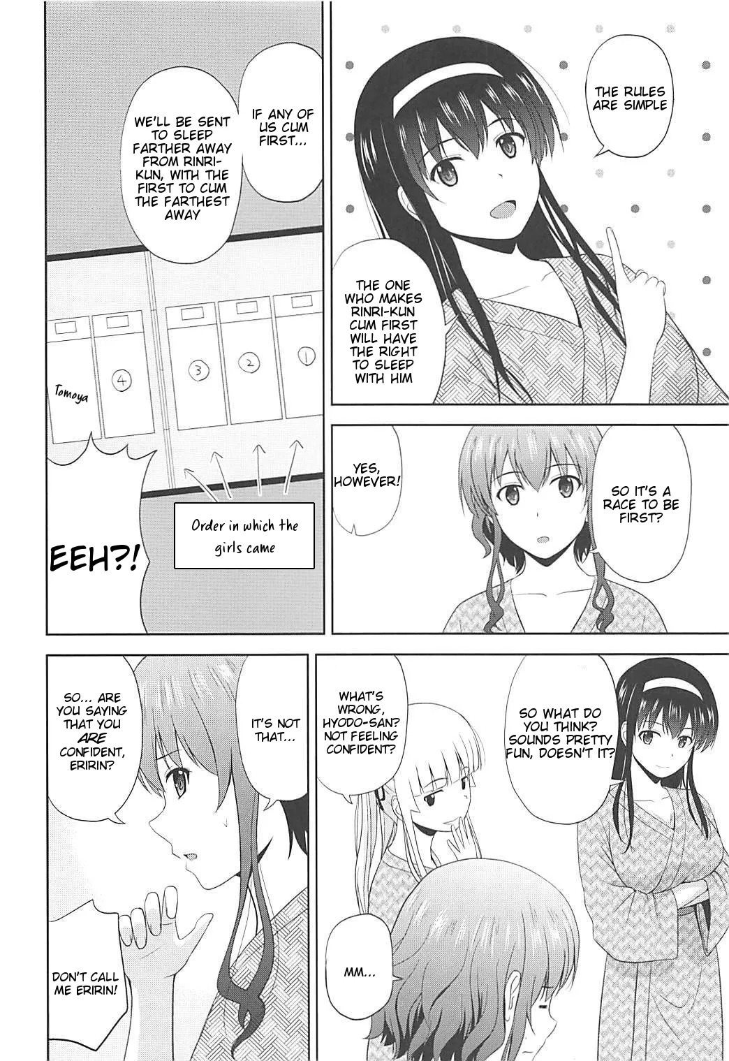 (C98) [G-SCAN CORP. (Satou Chagashi)] Saenai Kanojo-tachi no Rinri Shinsakai Soushuuhen 2 (Saenai Heroine no Sodatekata) [English] - Page 33