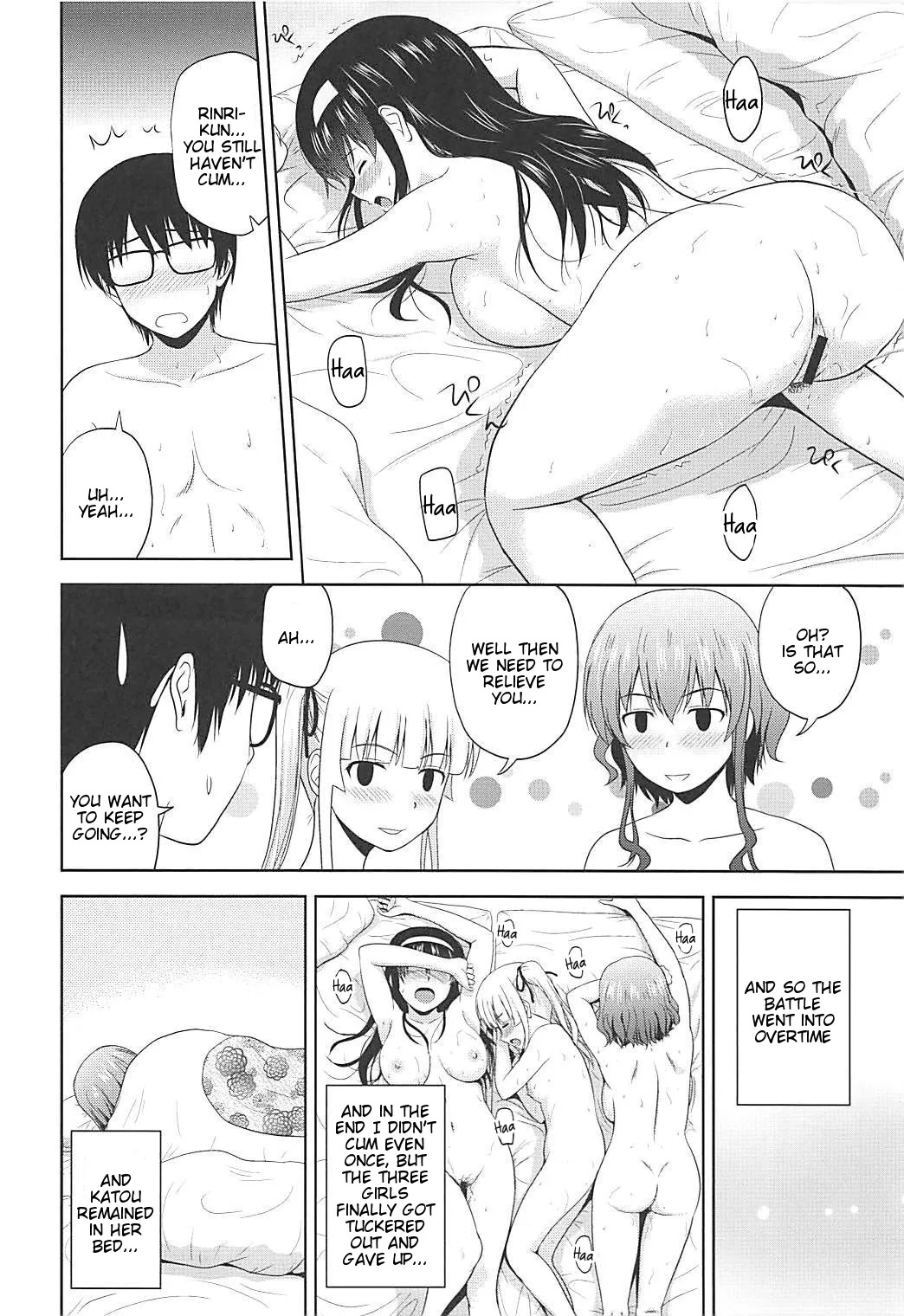 (C98) [G-SCAN CORP. (Satou Chagashi)] Saenai Kanojo-tachi no Rinri Shinsakai Soushuuhen 2 (Saenai Heroine no Sodatekata) [English] - Page 55