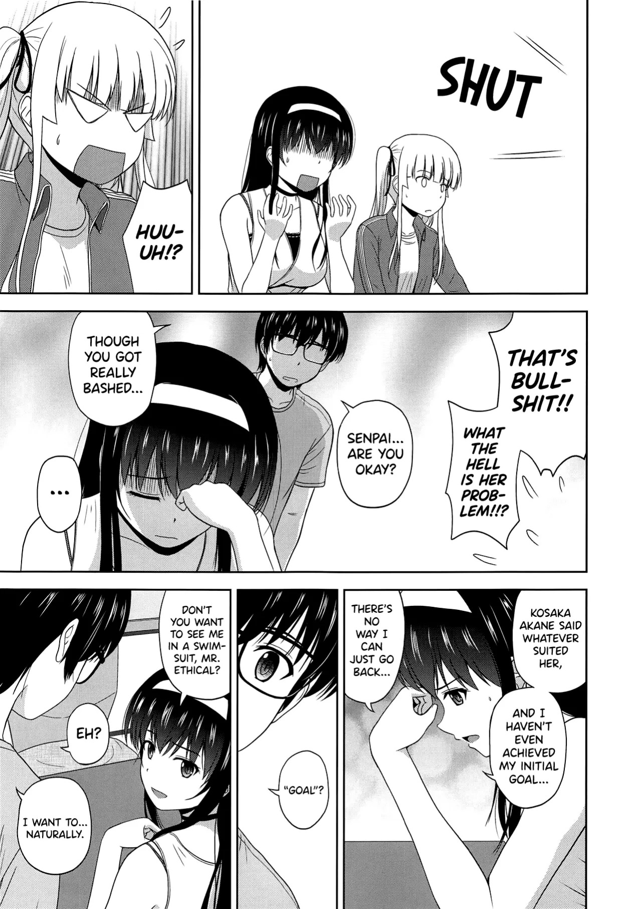 (C98) [G-SCAN CORP. (Satou Chagashi)] Saenai Kanojo-tachi no Rinri Shinsakai Soushuuhen 2 (Saenai Heroine no Sodatekata) [English] - Page 99