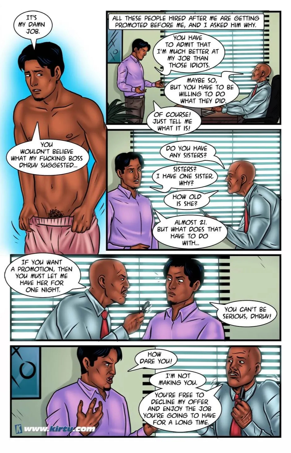 Savita Bhabhi Episode 52 Bahenchod Boss (English) - Page 4