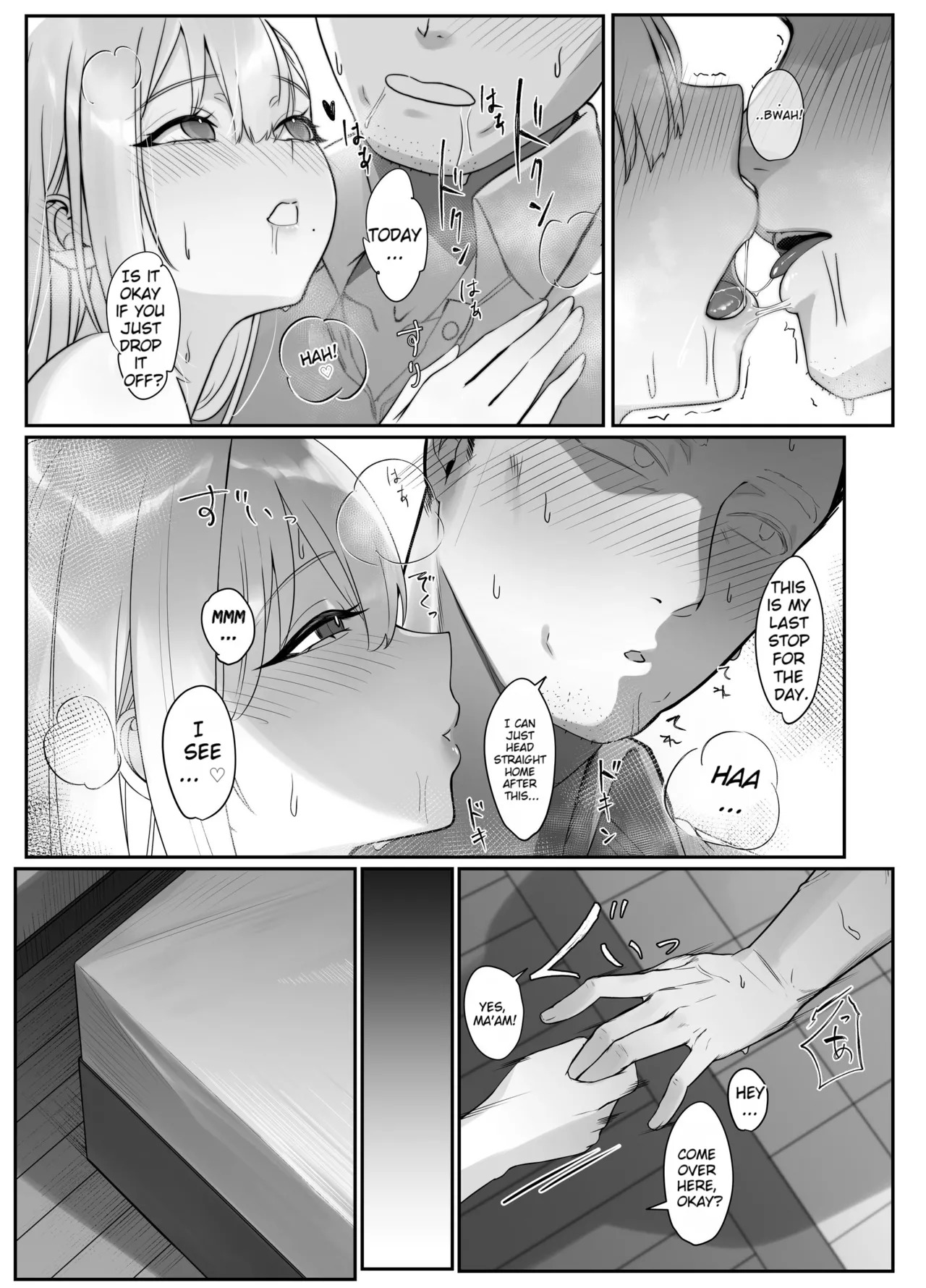 [Seika Kairaku Shoten (Nishibi Mitsuba)] The Big-Breasted Lady at the Delivery Destination Is Way Too Lewd [Digital][English][MTL] - Page 30