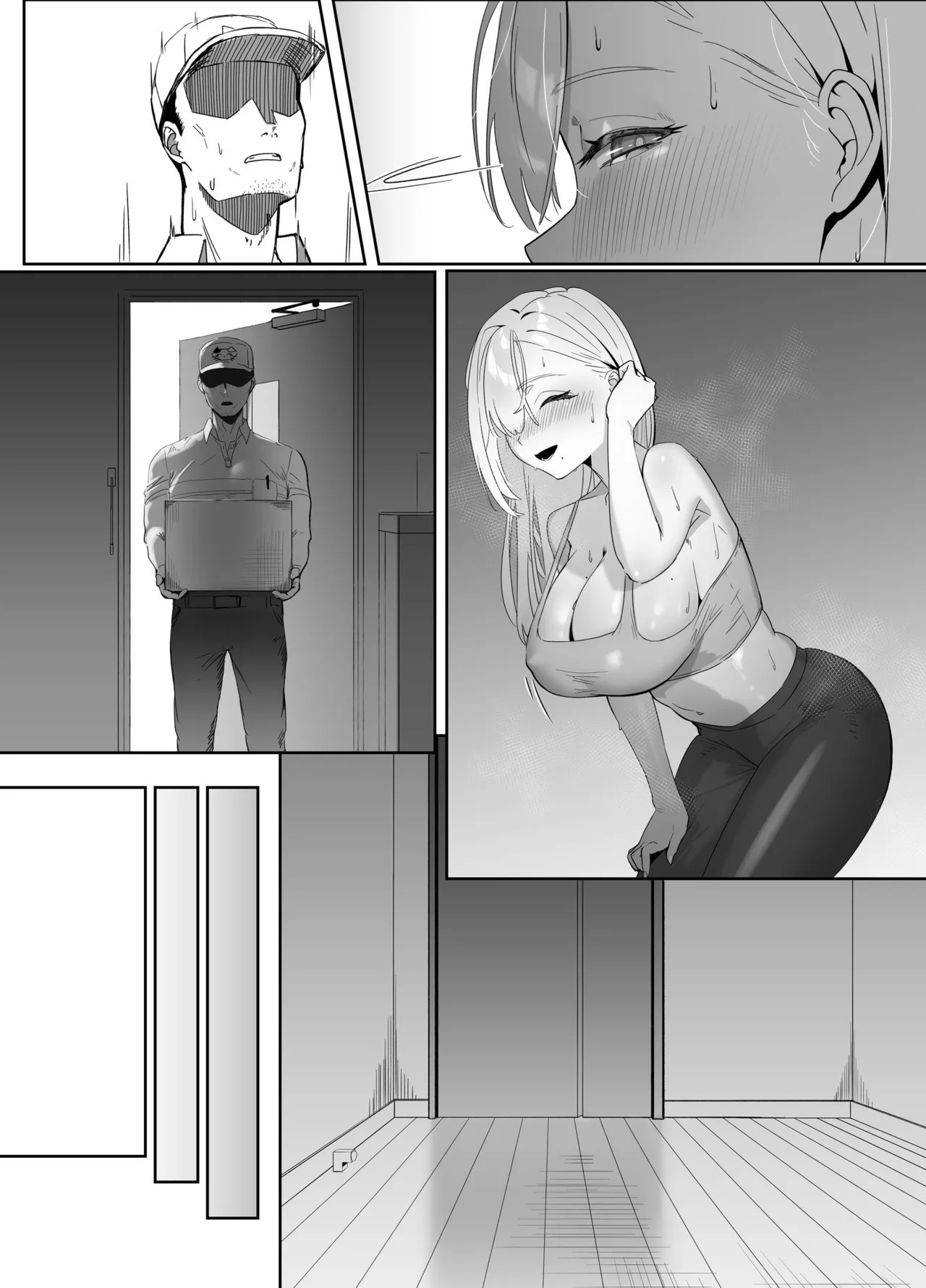 [Seika Kairaku Shoten (Nishibi Mitsuba)] The Big-Breasted Lady at the Delivery Destination Is Way Too Lewd [Digital][English][MTL] - Page 68