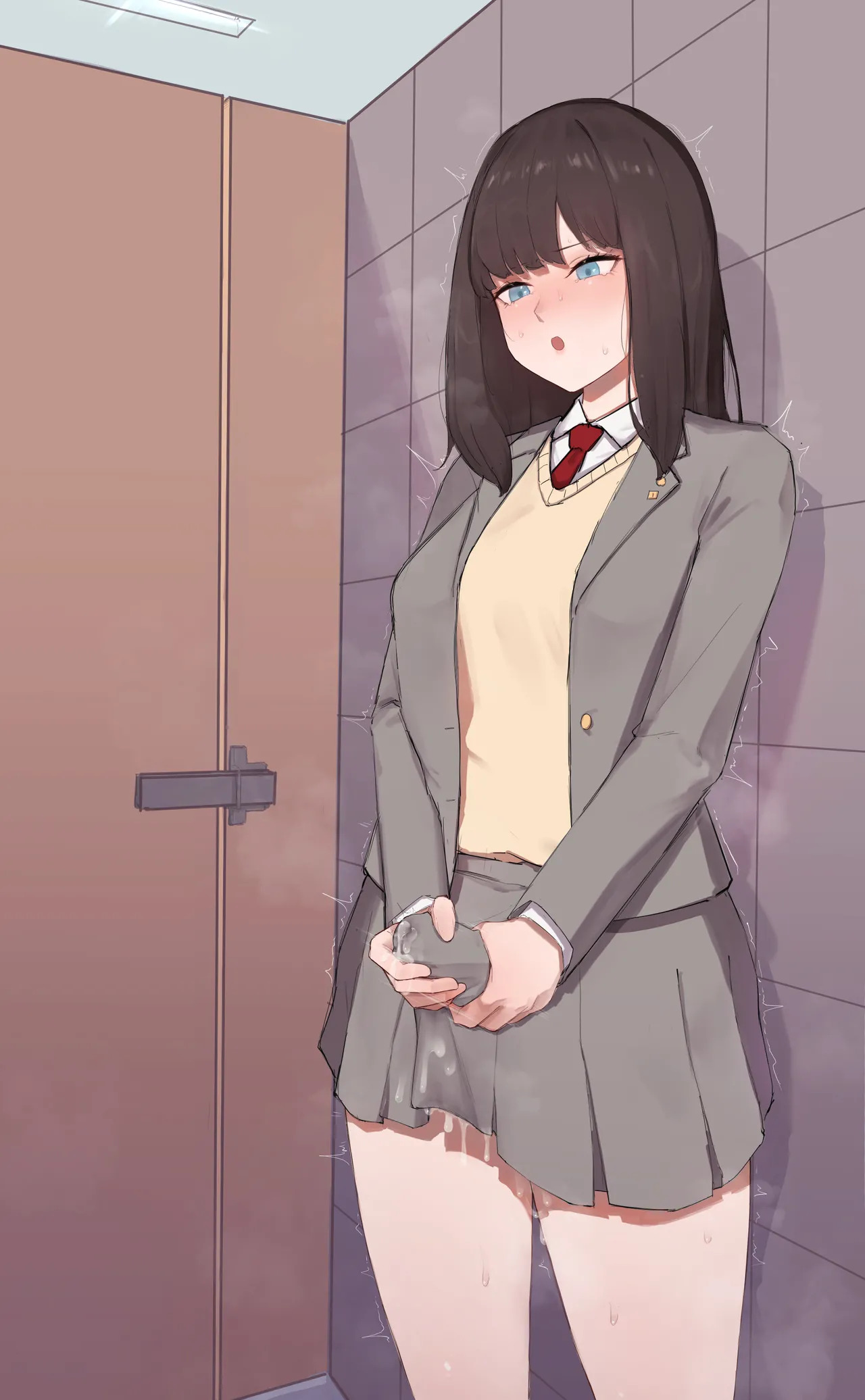 [さくさくノンフライ] スカート越しオナニーふたなりちゃん (ブルーアーカイブ) - Page 10