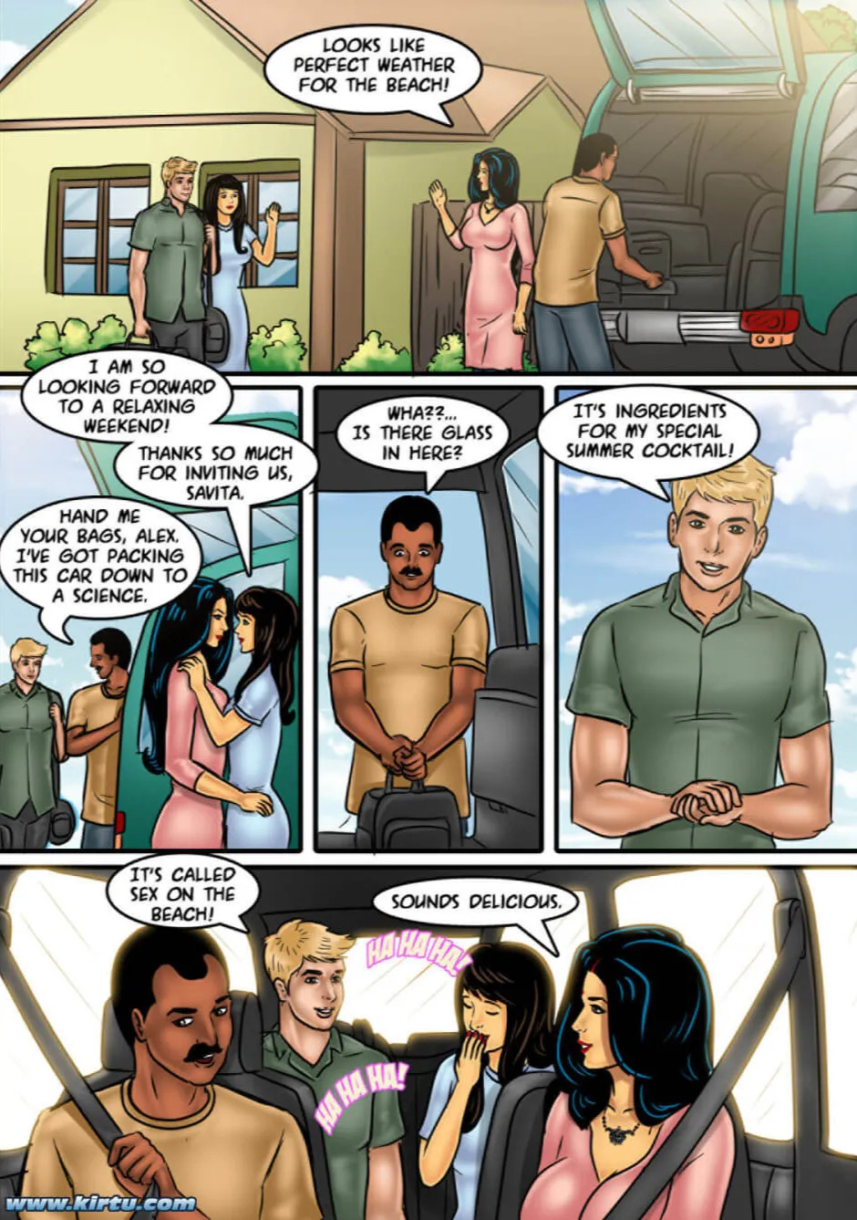 Savita Bhabhi Episode 61 Sex on the Beach (English) - Page 2