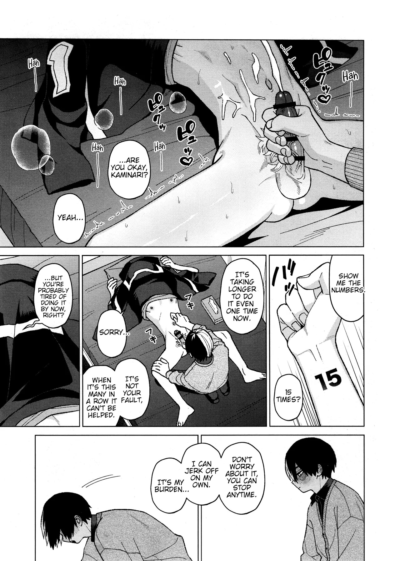 [MidoriMinoMidori! (Sanpa)] Zetchou COUNT 100 (Boku no Hero Academia) [English] - Page 21