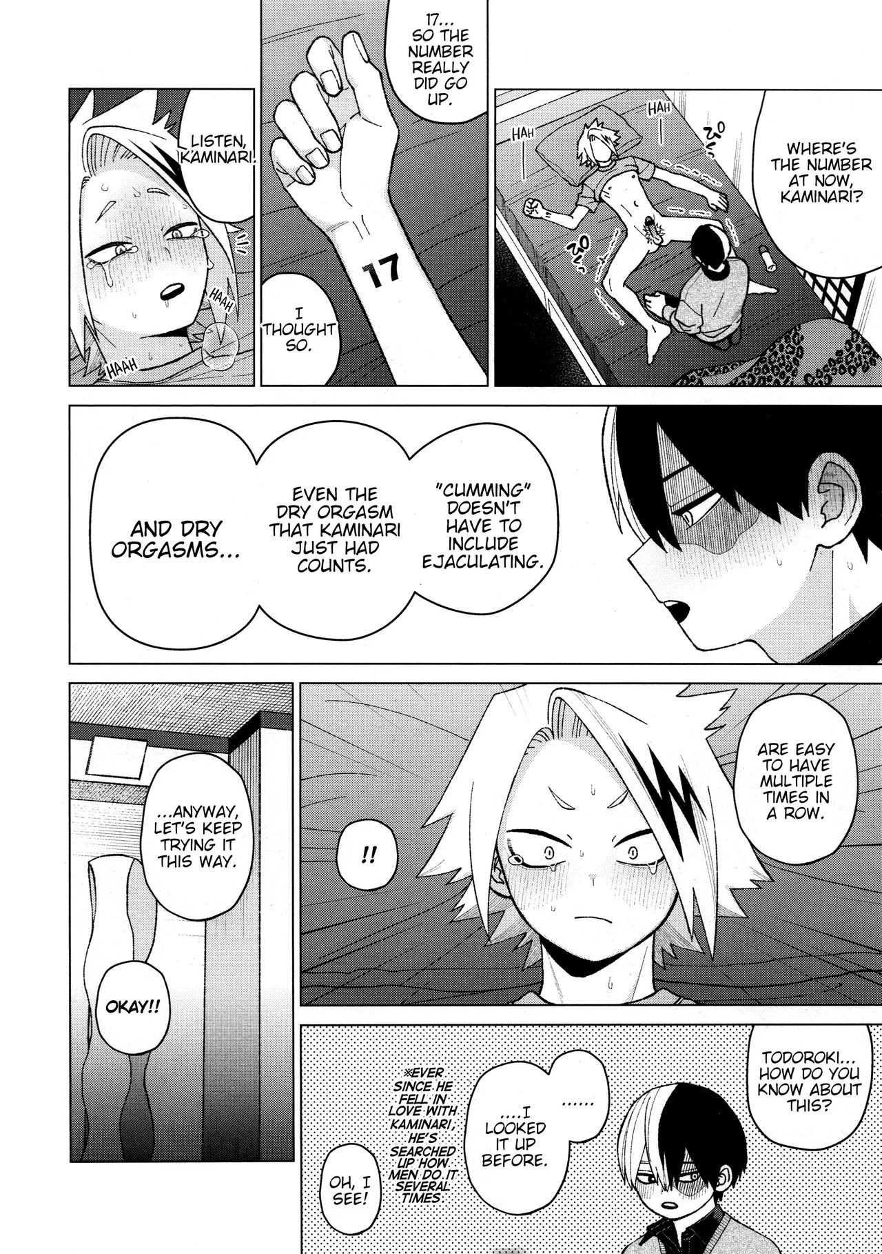 [MidoriMinoMidori! (Sanpa)] Zetchou COUNT 100 (Boku no Hero Academia) [English] - Page 36