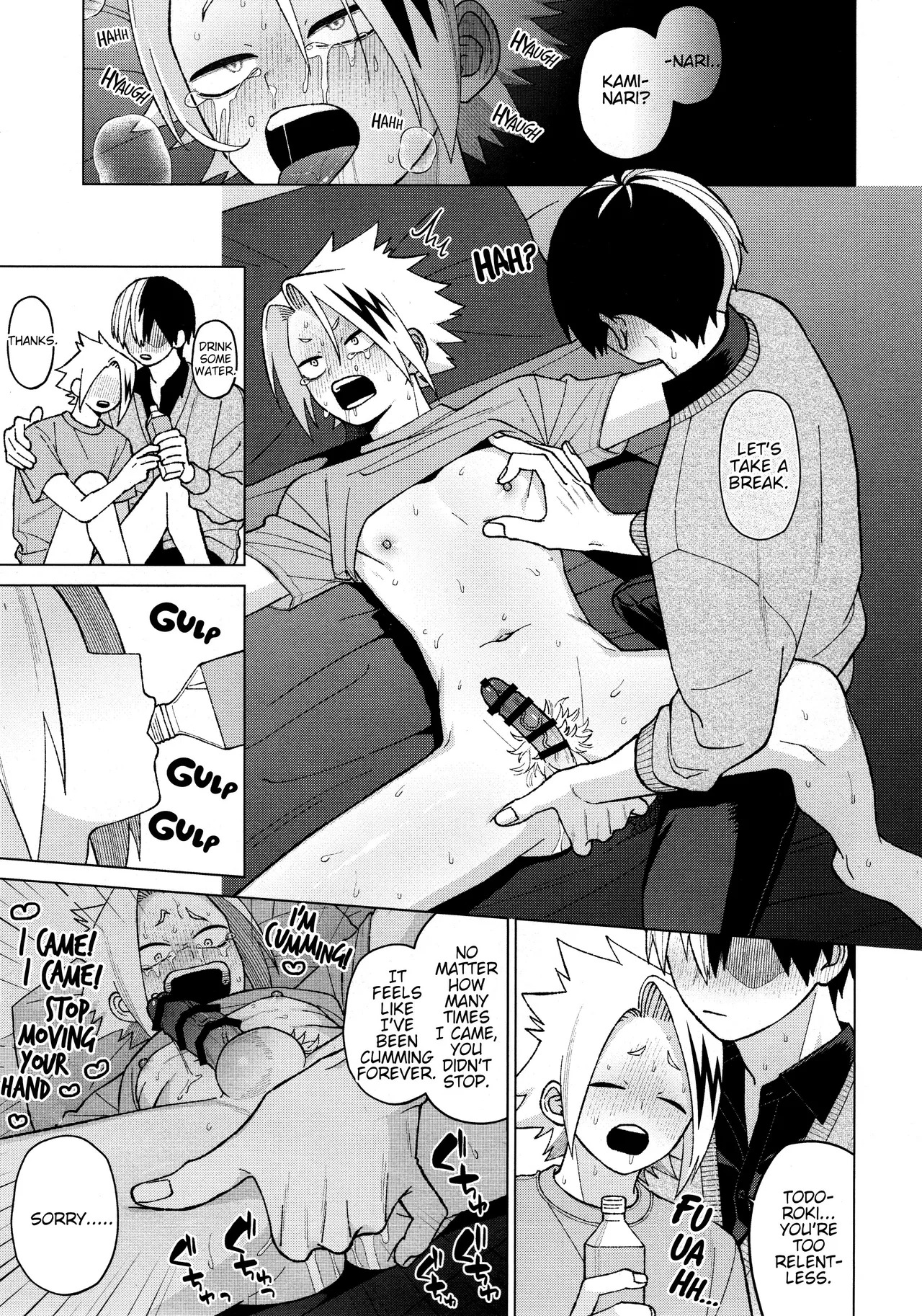 [MidoriMinoMidori! (Sanpa)] Zetchou COUNT 100 (Boku no Hero Academia) [English] - Page 37