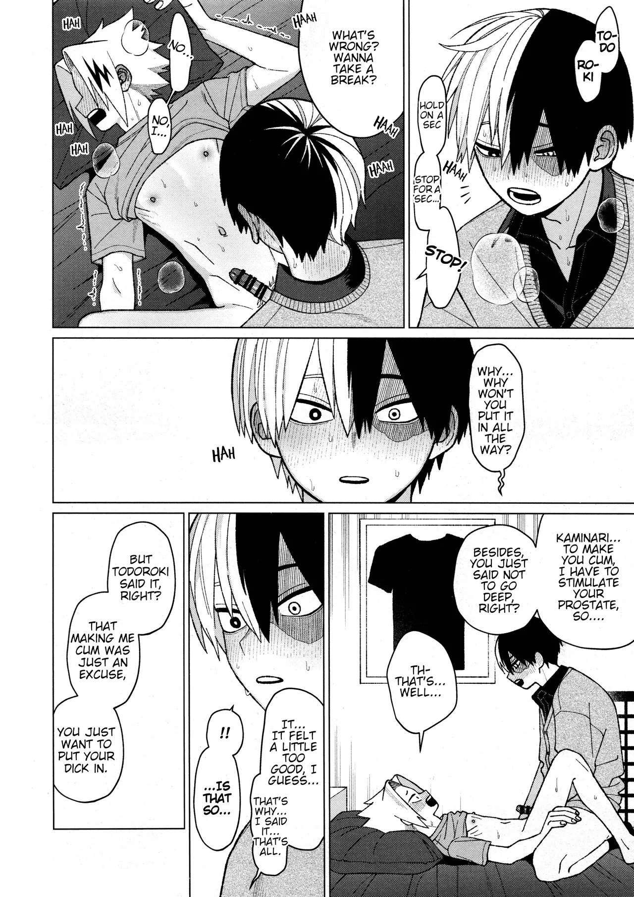 [MidoriMinoMidori! (Sanpa)] Zetchou COUNT 100 (Boku no Hero Academia) [English] - Page 54