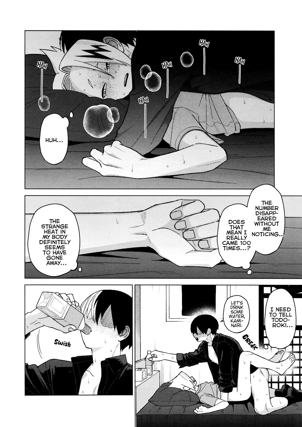 [MidoriMinoMidori! (Sanpa)] Zetchou COUNT 100 (Boku no Hero Academia) [English] - Page 63
