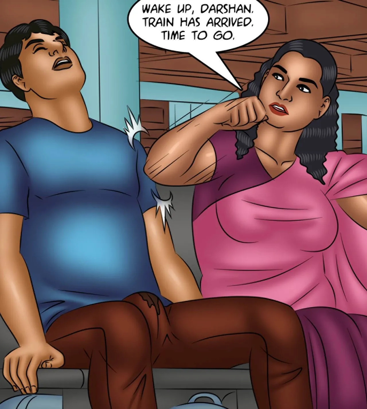 Savita Bhabhi Episode 116 Night Train (English) - Page 35