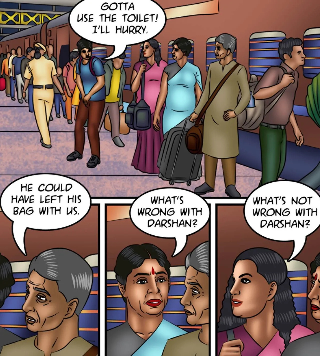 Savita Bhabhi Episode 116 Night Train (English) - Page 37