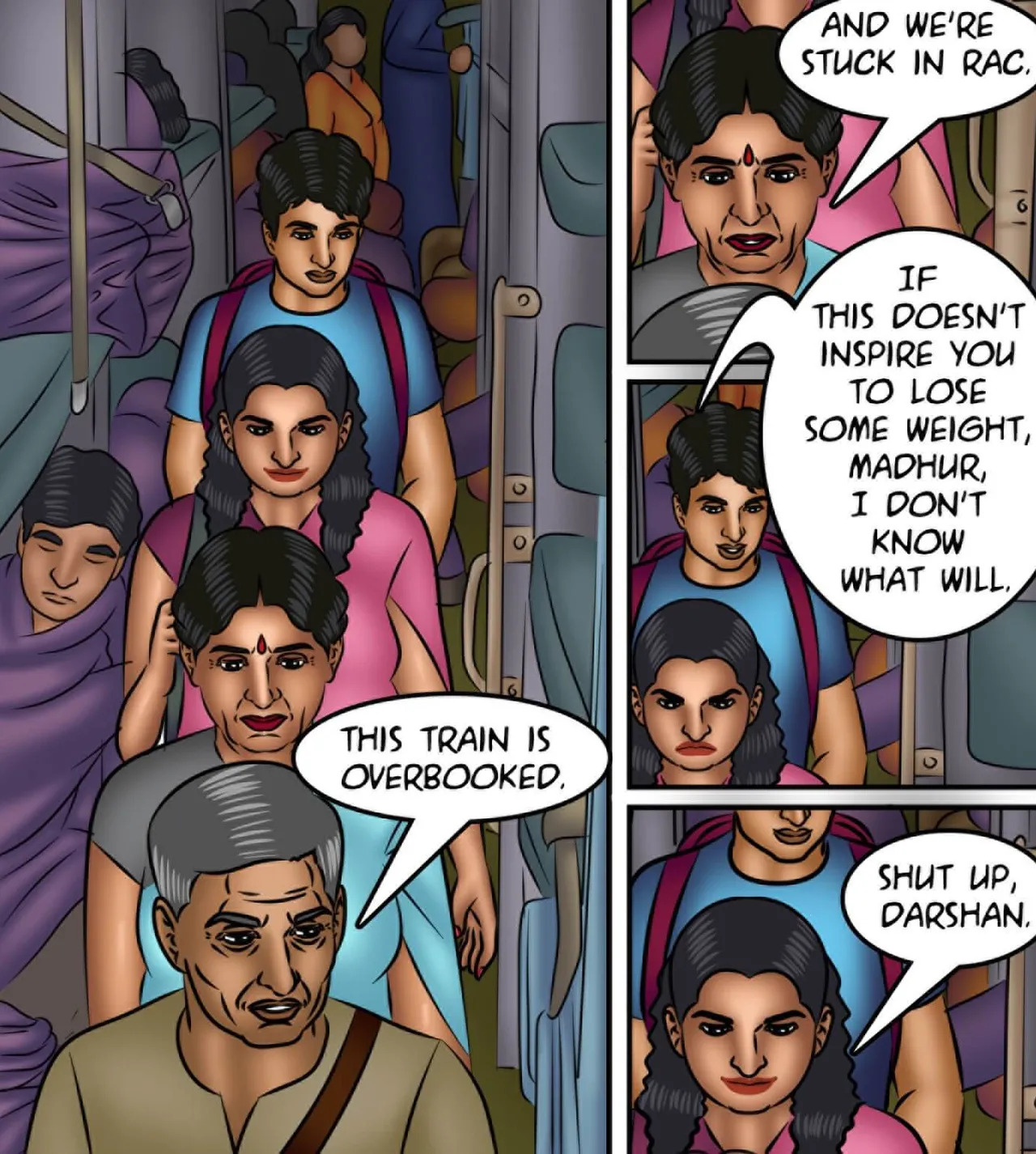 Savita Bhabhi Episode 116 Night Train (English) - Page 40
