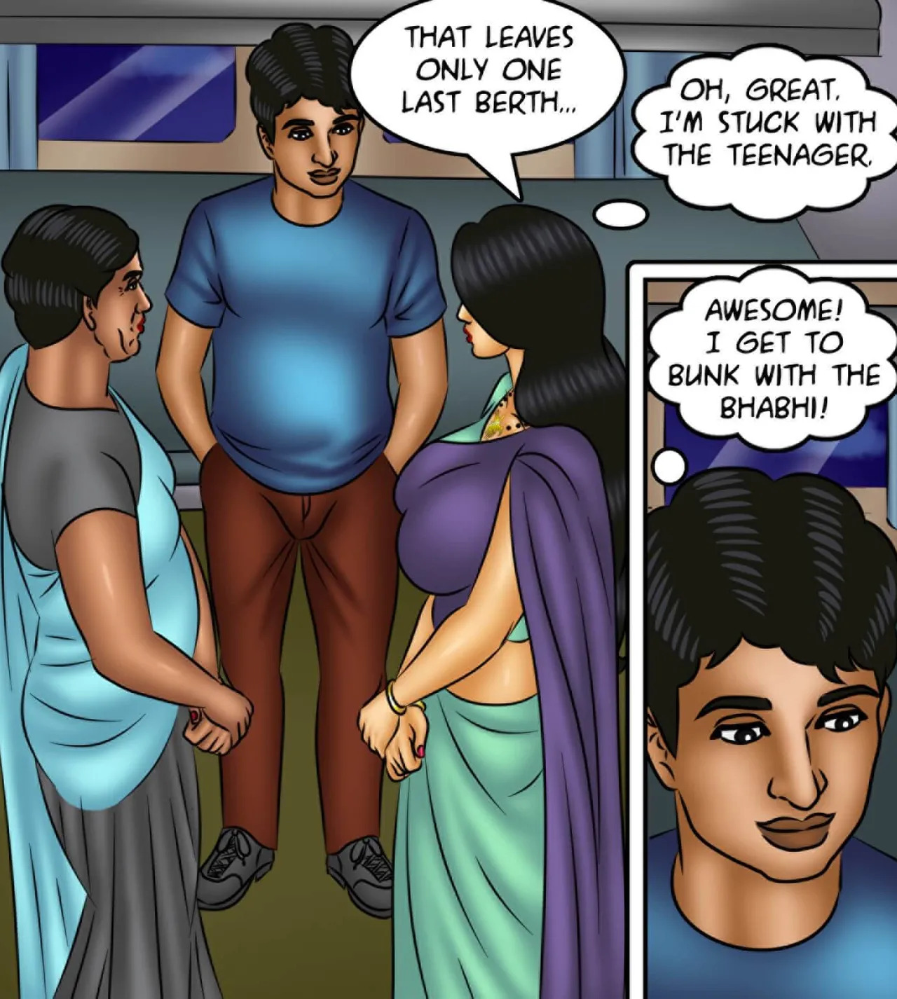 Savita Bhabhi Episode 116 Night Train (English) - Page 44