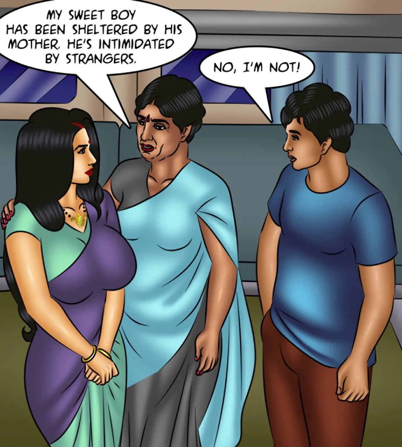 Savita Bhabhi Episode 116 Night Train (English) - Page 46