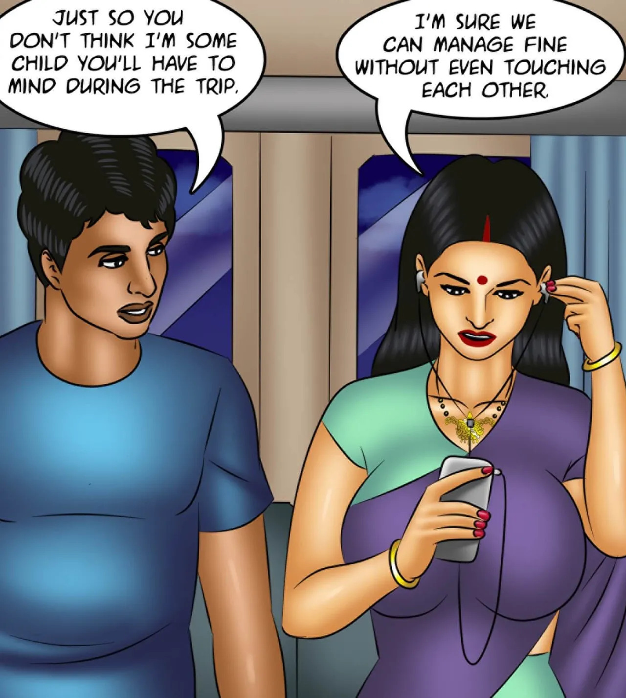 Savita Bhabhi Episode 116 Night Train (English) - Page 52