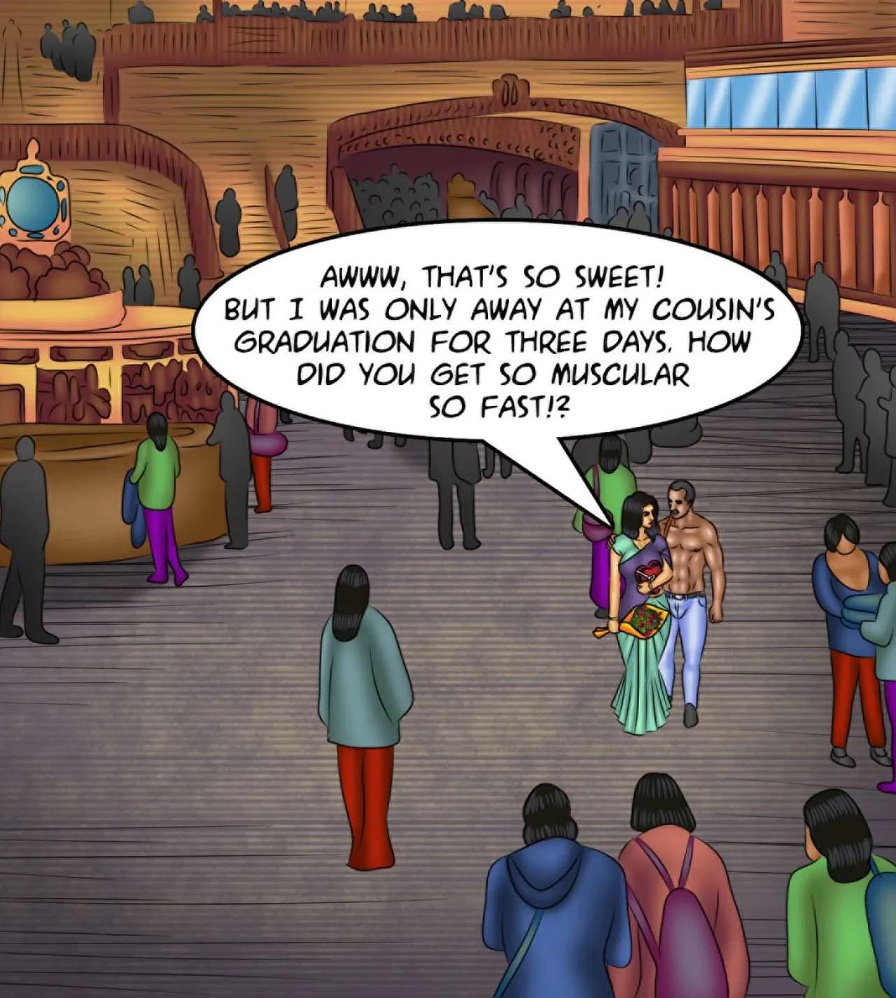 Savita Bhabhi Episode 116 Night Train (English) - Page 59
