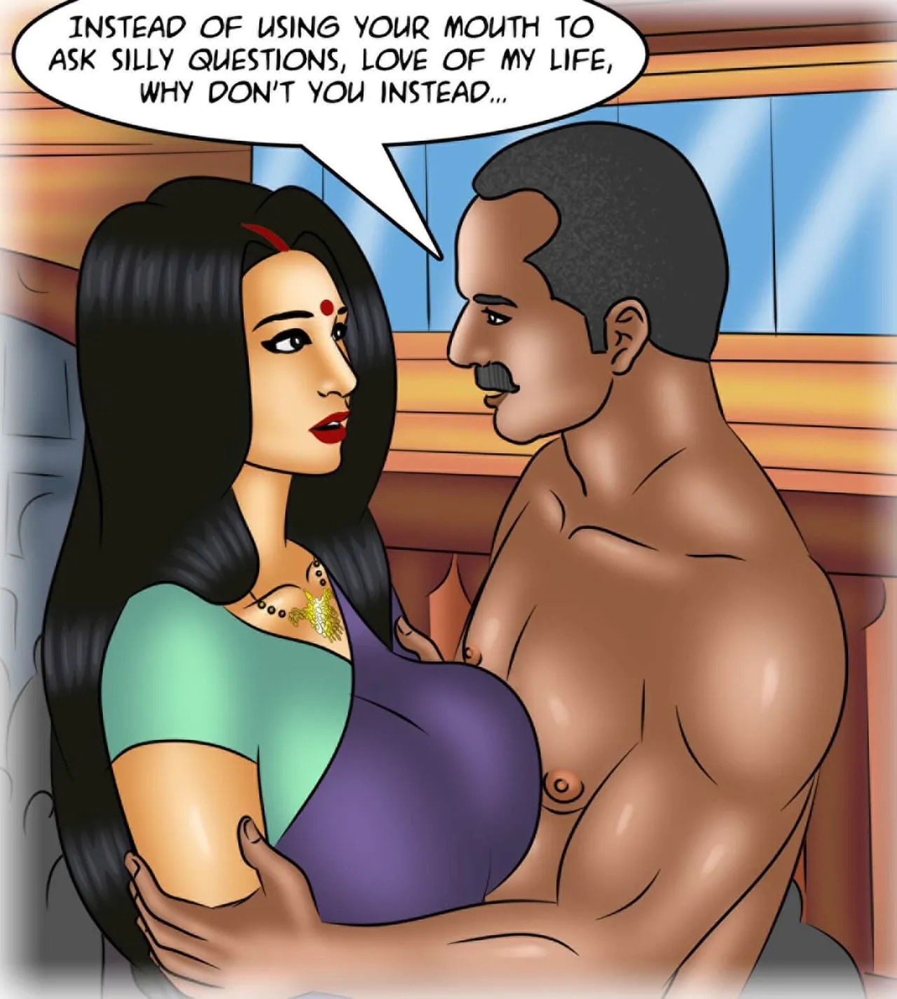 Savita Bhabhi Episode 116 Night Train (English) - Page 60
