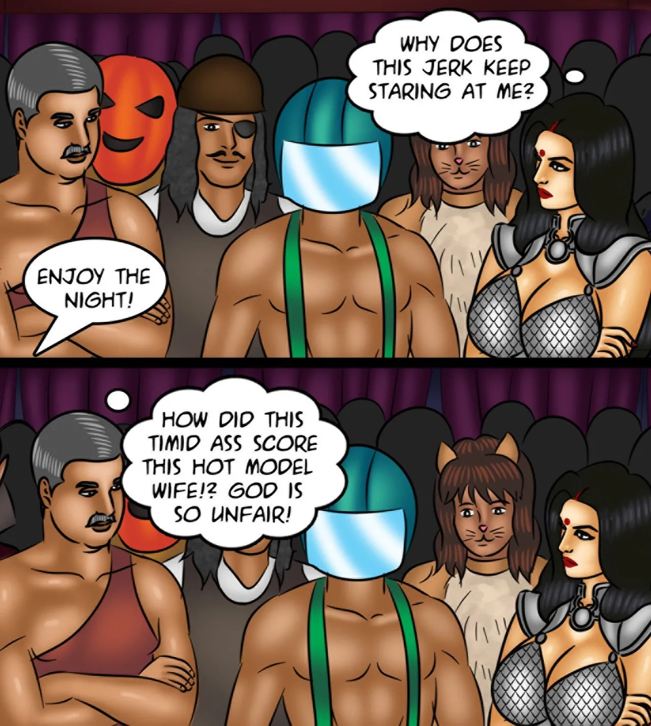Savita Bhabhi Episode 118 The (Mis)-Adventures of Scarlet Queen (English) - Page 57