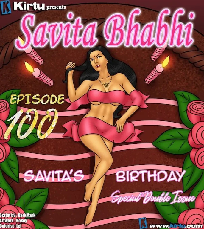 Savita Bhabhi Episode 100 Savita s Birthday (English) - Page 1