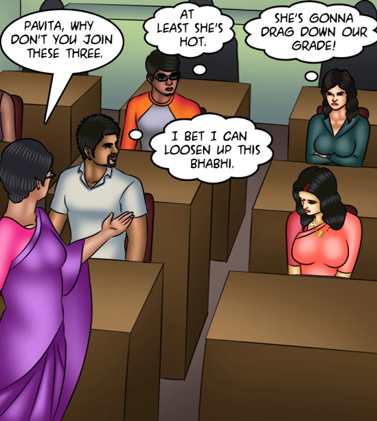 Savita Bhabhi Episode 137 Back To College (English) - Page 75