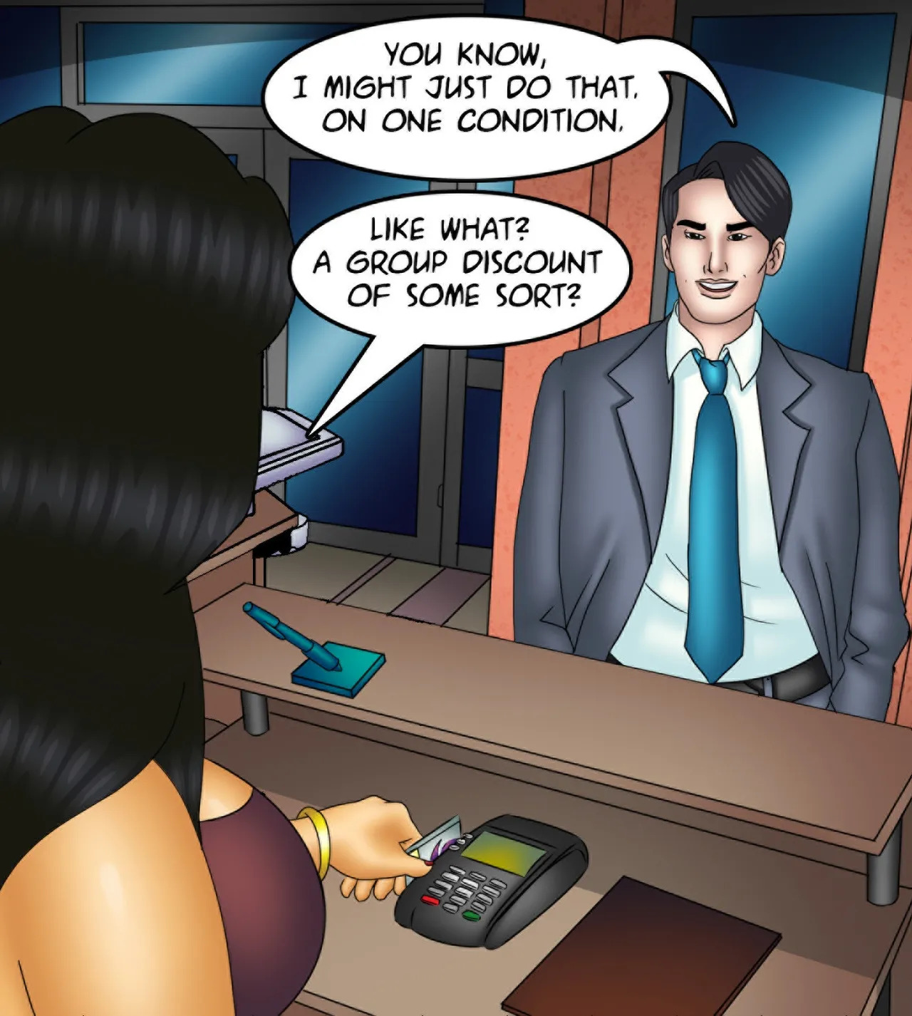 Savita Bhabhi Episode 138 Aphrodisiac Snack (English) - Page 34