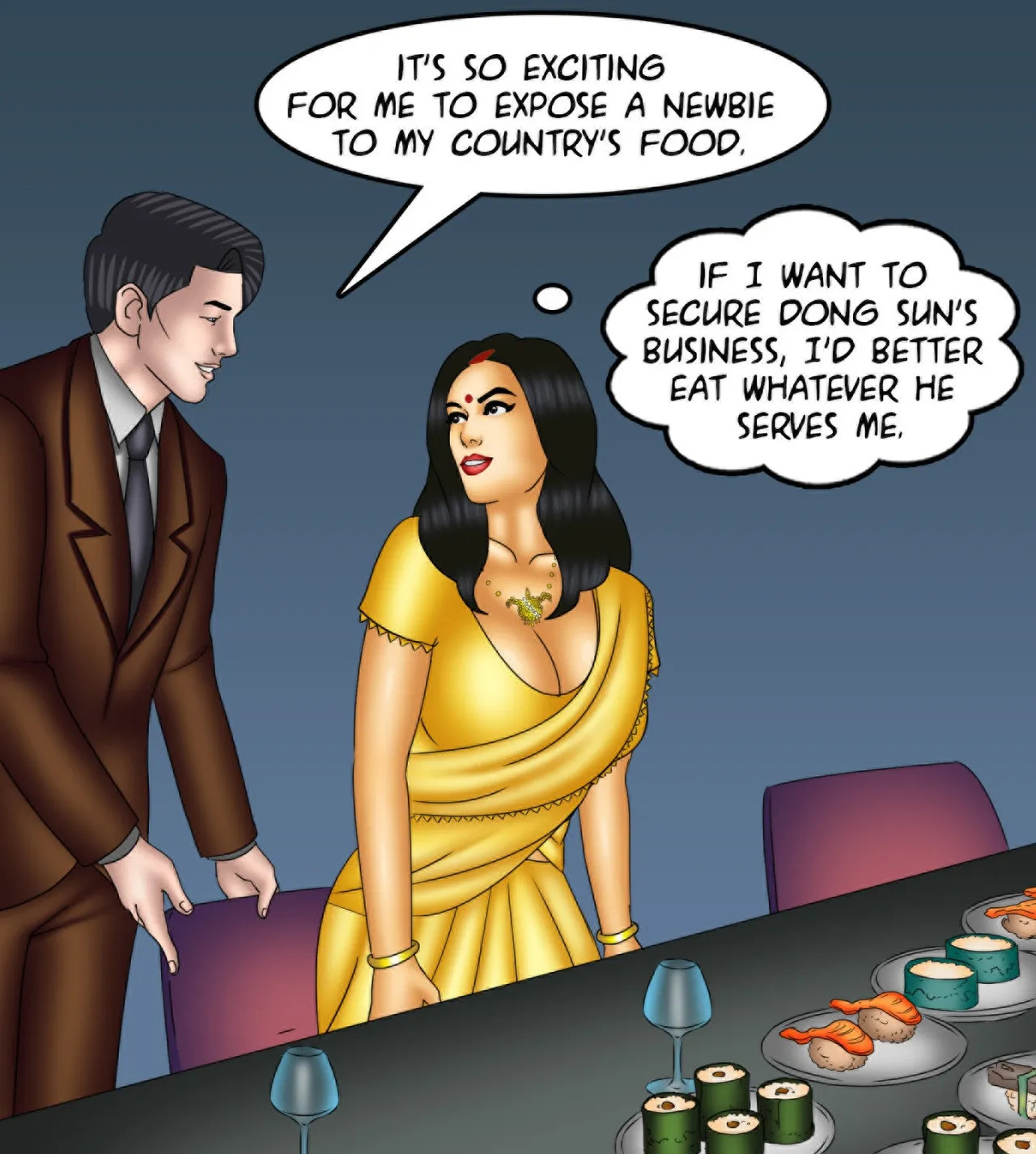 Savita Bhabhi Episode 138 Aphrodisiac Snack (English) - Page 41