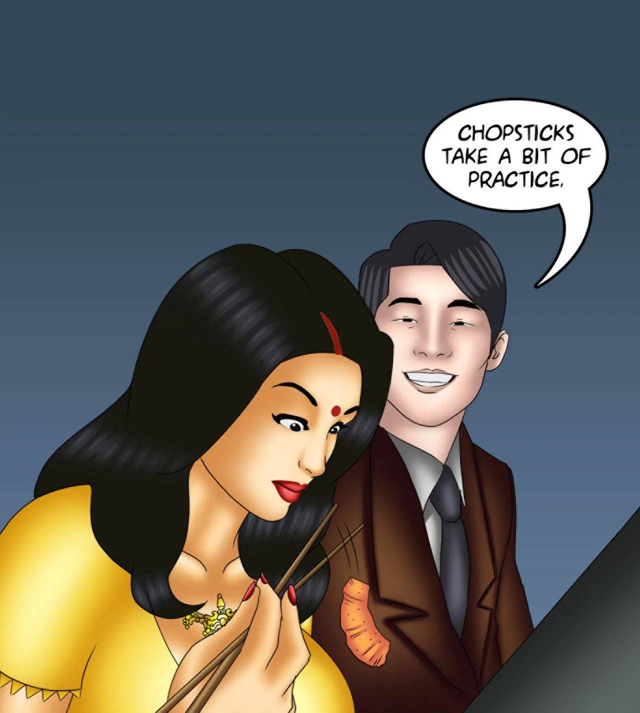 Savita Bhabhi Episode 138 Aphrodisiac Snack (English) - Page 45