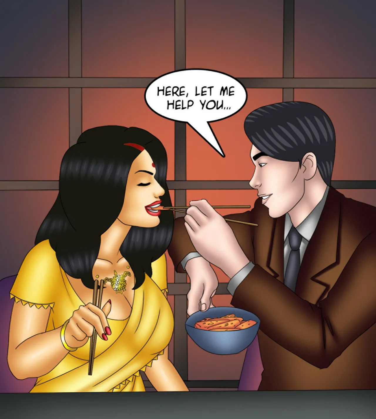 Savita Bhabhi Episode 138 Aphrodisiac Snack (English) - Page 46