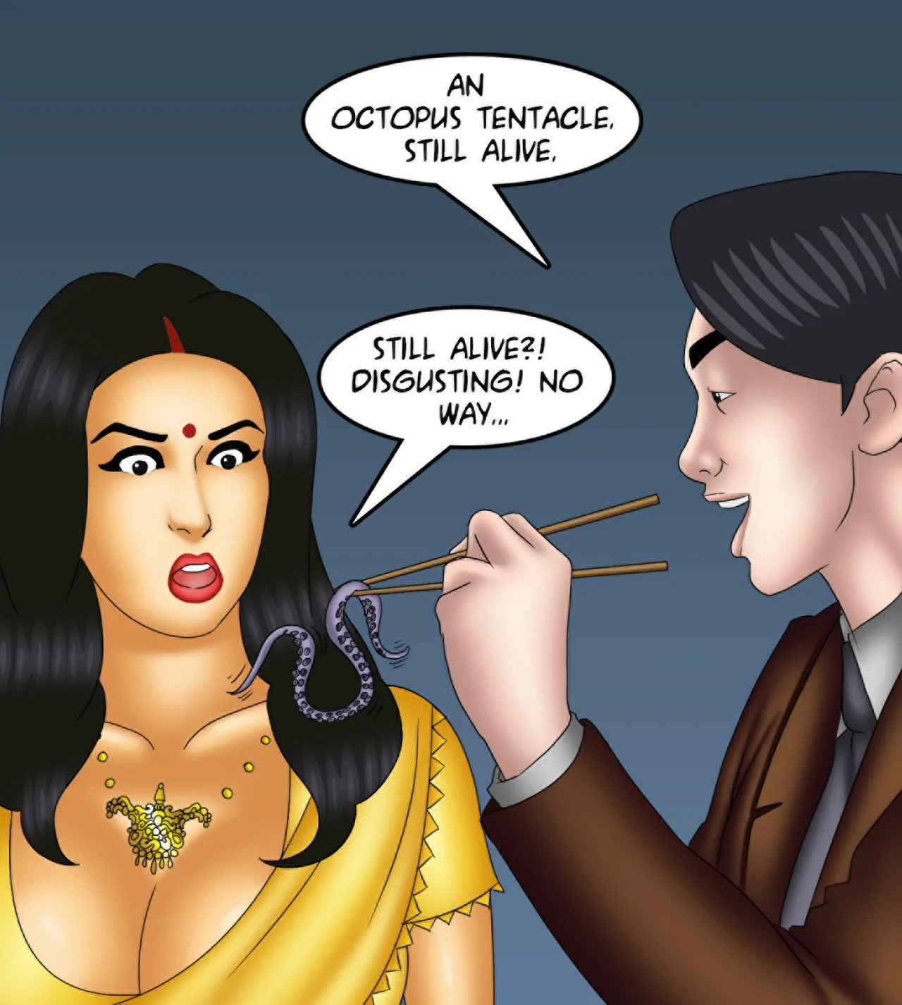 Savita Bhabhi Episode 138 Aphrodisiac Snack (English) - Page 50